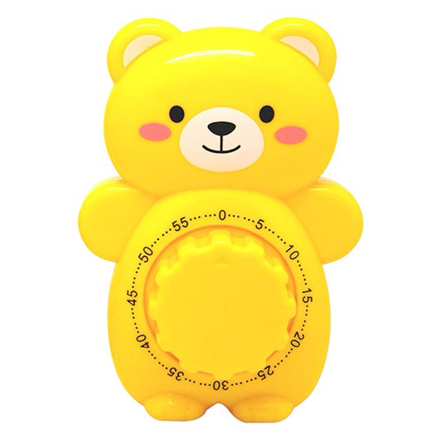 Linda alarma de moda reutilizable duradera para cronometrar la siesta de yoga para cocinar (amarillo)