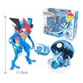 thumbnail image 3 of 2025 Figuras de acción de Pokémon, 12 estilos de juguete, modelo de bola variante, Pikachu, Gyarados, Lucario, monstruos de bolsillo, Koga, Ninja Frog, regalo de juguete, 3 of 5