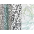 thumbnail image 2 of Franklin 14x12 White Modern Wood Framed Museum Art Print Titled - Silver Leaf, 2 of 4