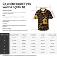 thumbnail image 6 of Lsque Sunflowers Leaves pattern Hawaiian Shirt for Men, Unisex Summer Beach Casual Short Sleeve Button Down Shirts-X-Large, 6 of 9