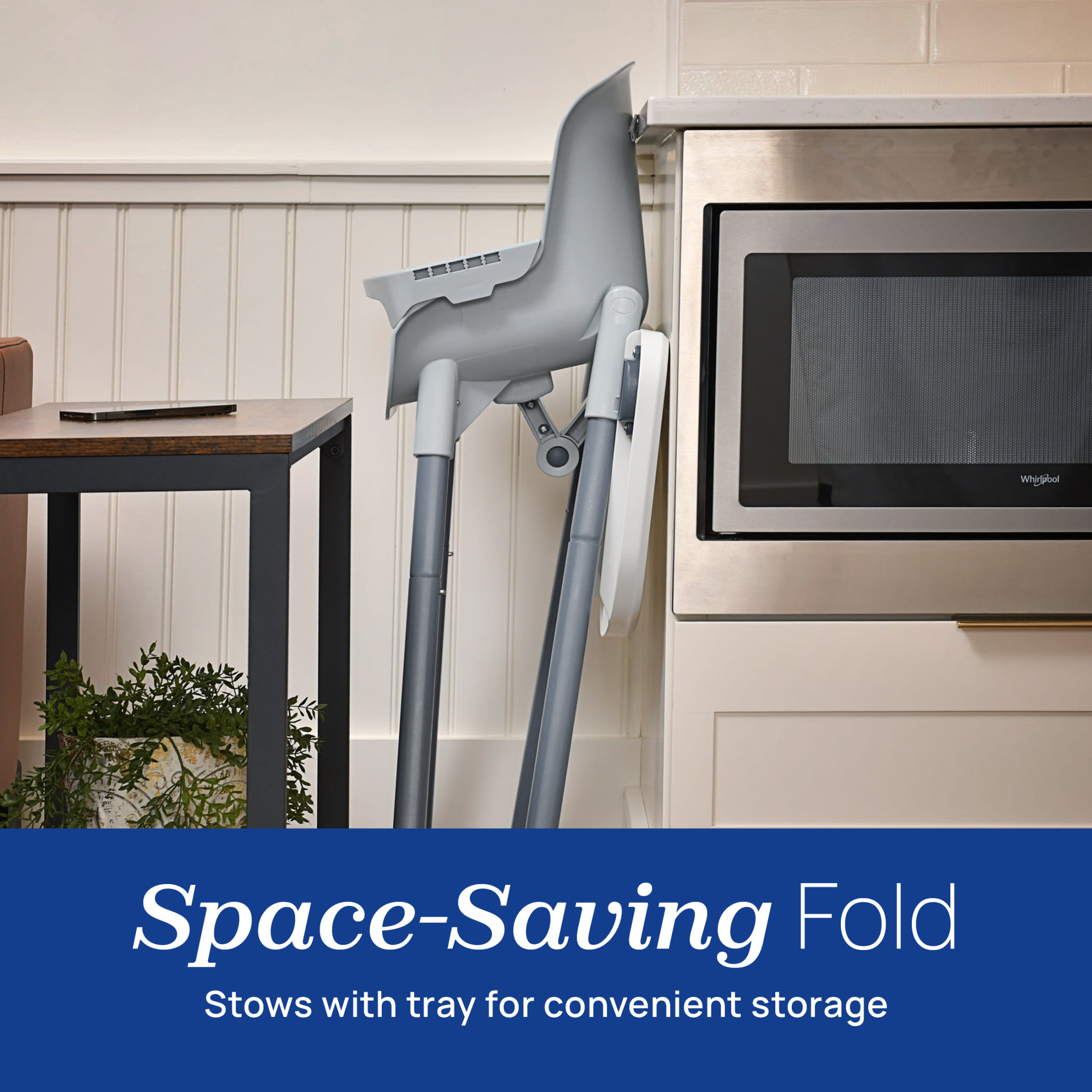 Chicco Zest 4-in-1 Multi-Use Folding High Chair, Seasalt photo 3