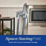Chicco Zest™ 4-in-1 Multi-Use Folding High Chair, Low Feeding Chair, Toddler Chair, Youth Stool - Seasalt (Grey), New