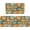 Fall Pumpkin-03, variant on Fall Flower Kitchen Mat Set of 2,Autumn Mushroom Kitchen Rug,Thanksgiving Holiday Creative Decor Anti Fatigue Waterproof Stain Resistant Floor Rug Non Slip Cushioned Floor Mat 17x29 and 17x47 in