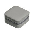thumbnail image 1 of Caja de almacenamiento portátil para joyas, pendientes, collar, anillo, vitrina (gris) Likrtyny Para estrenar, 1 of 9