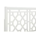 thumbnail image 4 of Comfort Pointe Thomas Chippendale White Wood Headboard - King, 4 of 5