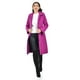 thumbnail image 4 of Abrigo recto con botones frontales Roman Fashion /Juvenil, 3014 (Magenta) fucsia oscuro CH, 4 of 5