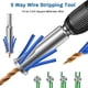 thumbnail image 5 of Wire Twisting Tool 3 Way/ 5 Way Wire Stripping Tool and Wire Cap Twisting Tool with 1/4 Inch Chuck(Blue) Wire Stripper, 5 of 5