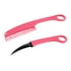 thumbnail image 1 of Cuchillo Peine Portátil de Acero Inoxidable | Función de Peine y Hoja Plegable | Herramienta de Viaje Duradera y Resistente al Óxido | Multipropósito para Exterior, Camping, EDC, Senderismo | Fácil, 1 of 6