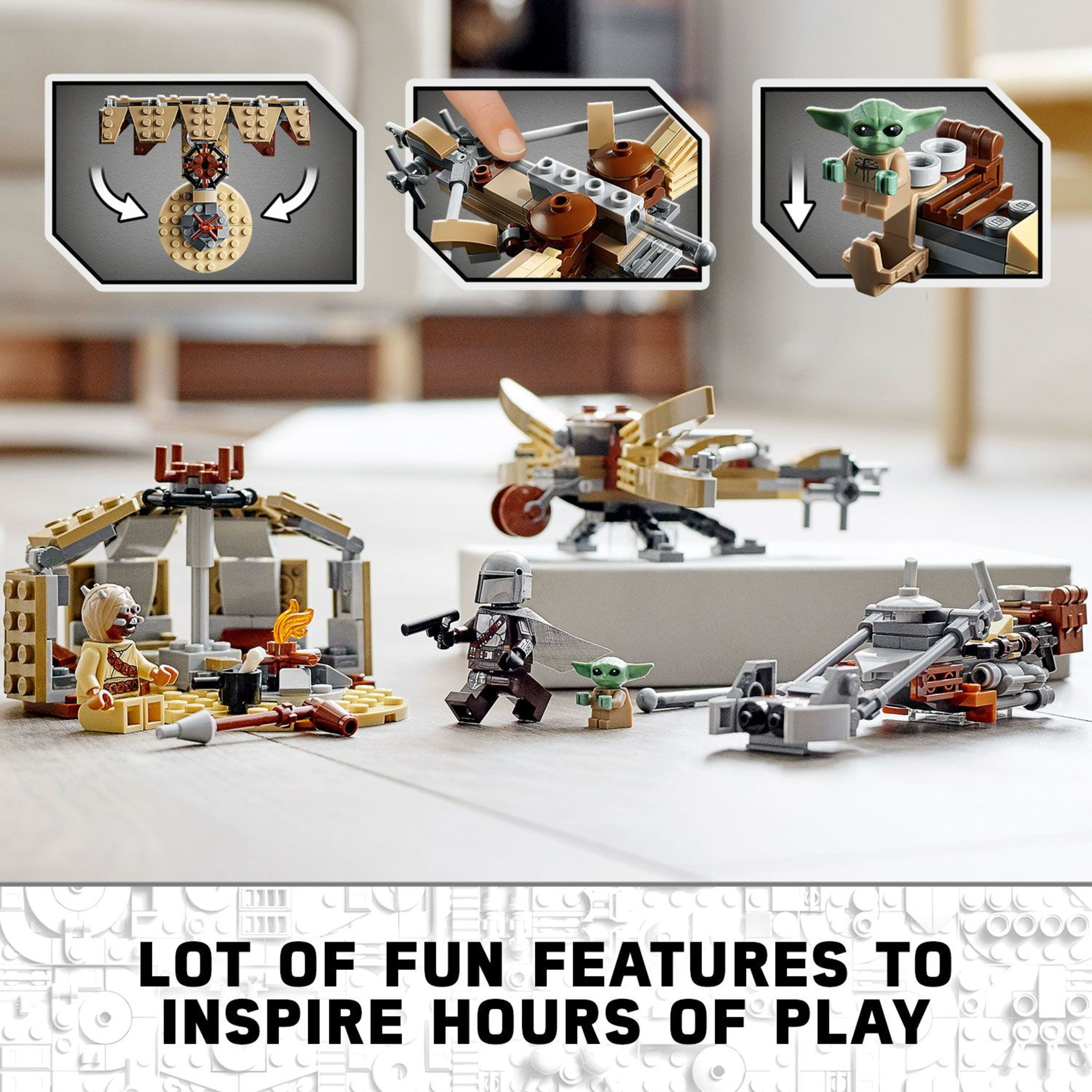 LEGO Star Wars: The Mandalorian Trouble on Tatooine 75299 Building Toy for  Kids (277 Pieces)