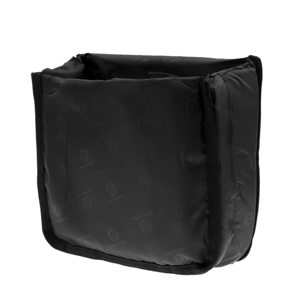 Marrón / Negro Cámara Insertar Partición Bolsa Acolcha Estuche Para Lente DSLR SLR - pequeño Baoblaze Bolsa de la cámara de prueba de choque