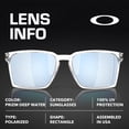 thumbnail image 4 of Oakley OO9483 Exchange Sun Rectangle Shaped Polarized Sunglasses for Men & Women - Includes Official Eyewear Kit - Polished Clear Frame with Prizm Deep Water Lens, 4 of 6