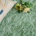 thumbnail image 3 of Dwelke Fluffy Shag Area Rugs Soft Fuzzy Shaggy Rugs for Girls Bedroom Kids Room Carpet Furry Throw Dorm Rug , 5'x8',Mustard Green, 3 of 7