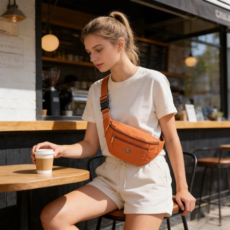 Horivan Simplicities Chest Bag Large Capacity Multi Layered Crossbody Bag for Outdoor Sports and Casual Use Durable Portable Shoulder Waist Pack with Versatile Storage Horivan Simplicities Chest Bag Large Capacity Multi Layered Crossbody Bag for Outdoor Sports and Casual Use Durable Portable Shoulder Waist Pack with Versatile Storage