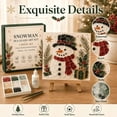 thumbnail image 3 of Christmas Sea Glass Art Kit, DIY Holiday Mosaic Craft Kit with Colorful Glass Pieces, Beautiful Christmas Inspired Artwork, Festival Home Decor & Creative Gift for Beginners, 3 of 7
