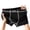 Black, variant on Men's Boxer Briefs - L Size Brown, Nylon Spandex Mesh, Breathable Stretchy Comfortable, ToBeBest, All-Day Wear for Work & Active Lifestyles