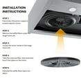 thumbnail image 4 of Empava 1 Piece Range Hood Replacement Non-Ducted Charcoal Carbon Filters for Empava Model# 30RH15F, 30RH16F, 4 of 5