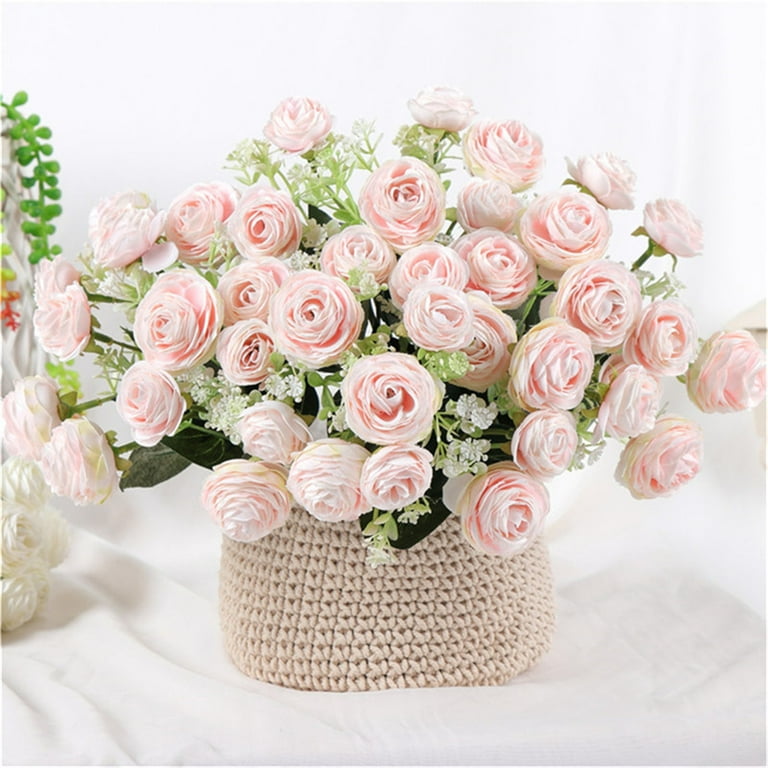 Cabbage Roses Artificial Flowers Winter Floral Arrangements Artificial Artificial Flower Flowers Rose Wedding Bouquetss Floral Rose Flower Silk Flower