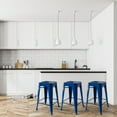 thumbnail image 5 of AmeriHome Loft Blue 24 in. Metal Bar Stool - 3 Piece, 5 of 5
