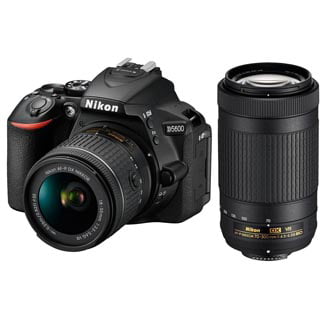 Nikon D5600 DSLR Camera with 18-55 and 70-300 Kit (Best Nikon Dslr For Low Light Conditions)