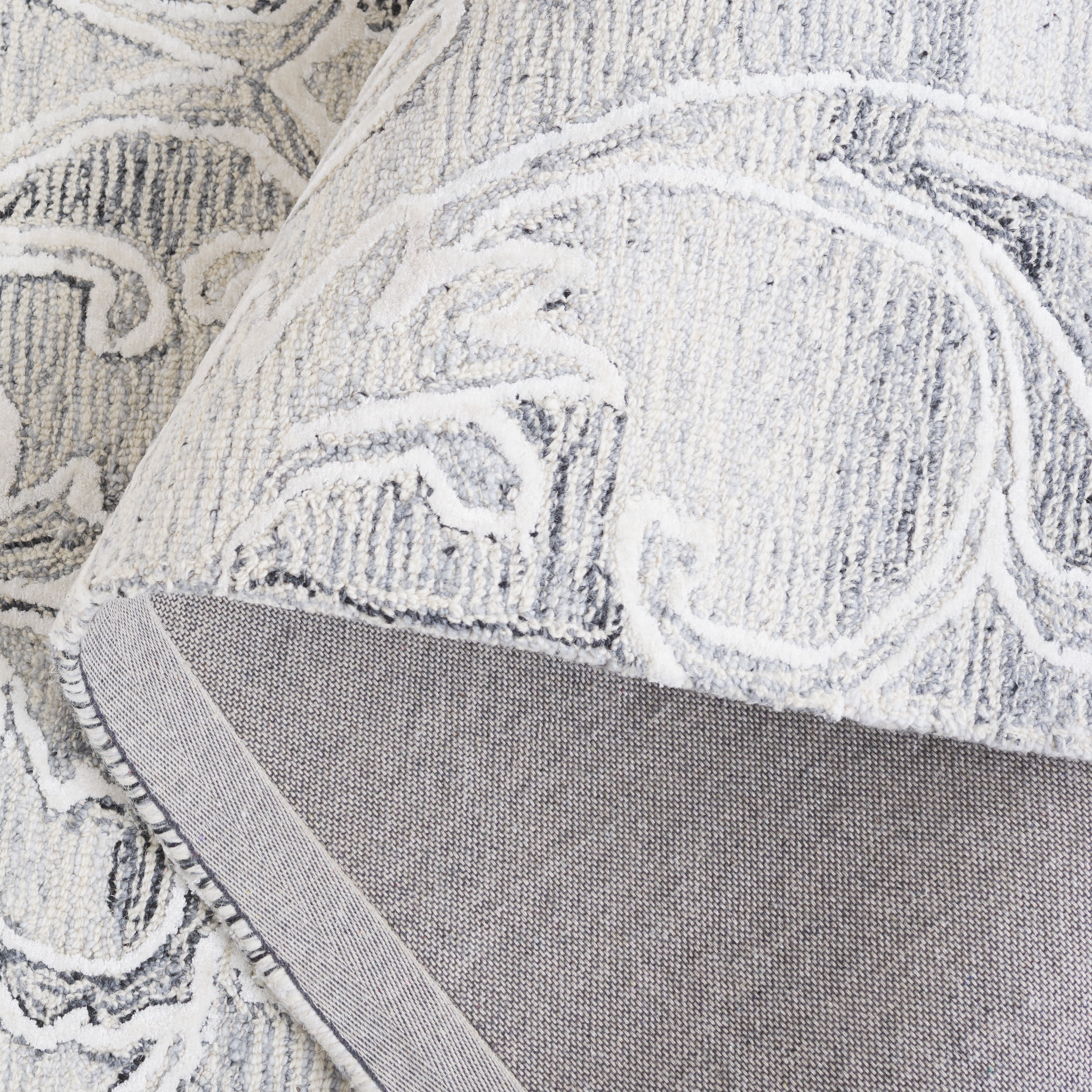 SAFAVIEH Metro Carleen Abstract Area Rug, Grey/Ivory, 4' x 6'