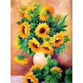 thumbnail image 1 of Navidad Diy 5d diamante pintura girasol por número kits para girasol flor punto de cruz, 1 of 5