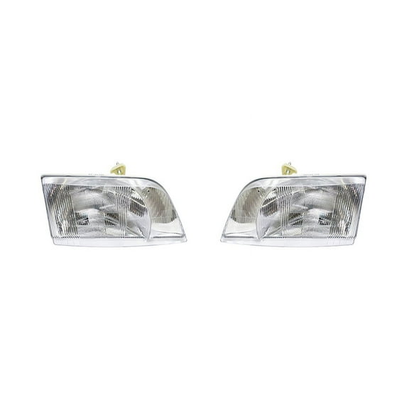 New Pair Of Headlights Compatible With Volvo Heavy Duty VN VN64T Tractor 1998 1999 2000 2001 2002 2003 By Part Numbers 8082040 8082041