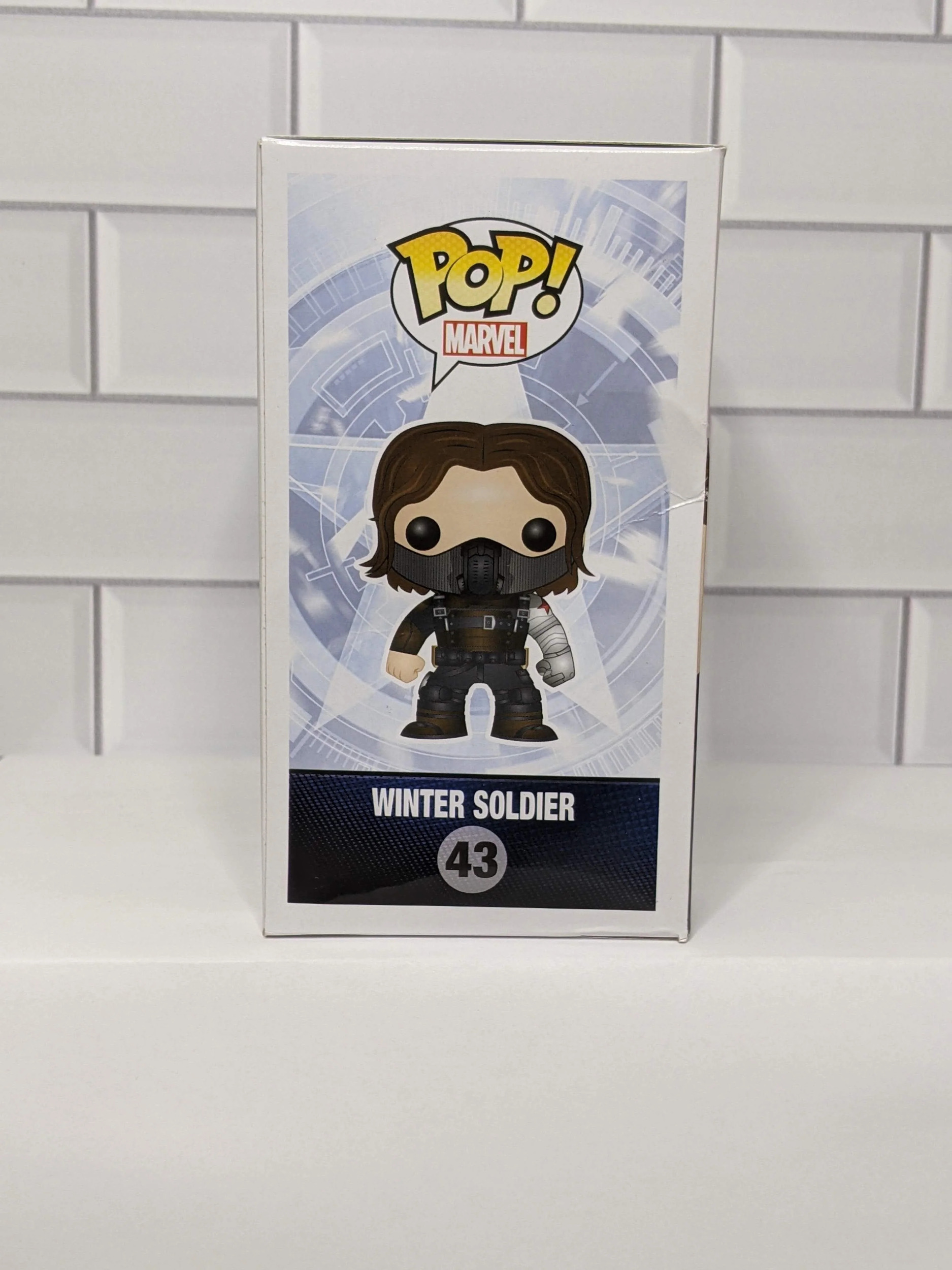 Captain America Winter Soldier Unmasked Pop Funko Vinyl Figure