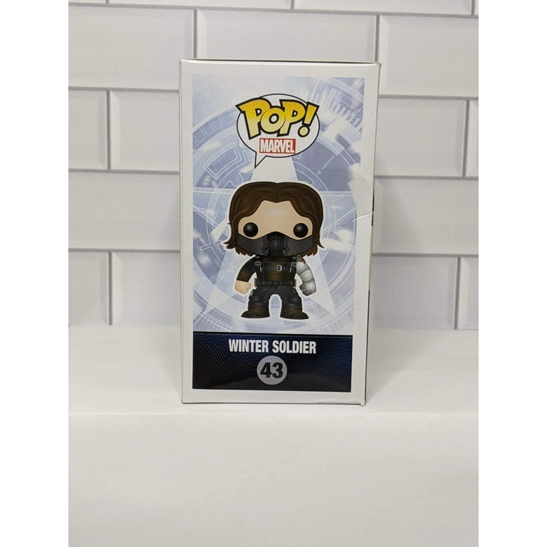 Captain America Winter Soldier Unmasked Pop Funko Vinyl Figure