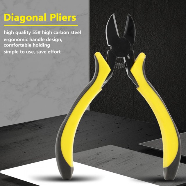 Alicates Diagonales De Acero Con Alto Contenido De Carbono N.° 55, Alicates De Corte Diagonal De 125mm, Para Cortador Lateral De Cable, Herramienta De Reparación De Alicates De OTVIAP Diagonal Cutting Plier