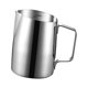 thumbnail image 1 of Taza de café expreso Latte Art, jarra para espumar leche, herramientas de Barista a prueba de fugas, cafetera fácil de usar, herramienta de arte Latte Plata 450ml, 1 of 8