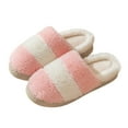 thumbnail image 4 of Vedolay Fuzzy Slippers Women Soft Plush Comfy Warm Fuzzy Slippers Cozy House Slippers Pink,37, 4 of 5