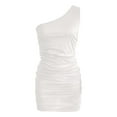 thumbnail image 4 of Vestido falda hip de color liso para mujer - Corte ajustado sin mangas, sexy para ocasiones informales de verano - Tallas S-XL, 4 of 5