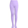 thumbnail image 2 of ORUYROP Women's Solid Colored Opaque Microfiber Footed Tights, 2 of 7