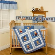 Li'l Kids - Teddy Sports 4-Piece Crib Set