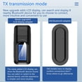 thumbnail image 2 of Bluetooth 5.0 Adapter Transmitter with LCD Display, Wireless 3-in-1 Receiver and Transmitter Dual 3.5mm Jack Connection Low Latency Mini Receiver for Car/TV/PC/Audio System, 2 of 5