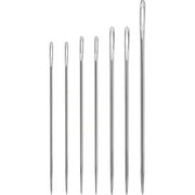 Hello Hobby Assorted Size Long Yarn Darning Steel Hand-Sewing Needles (84 Count)