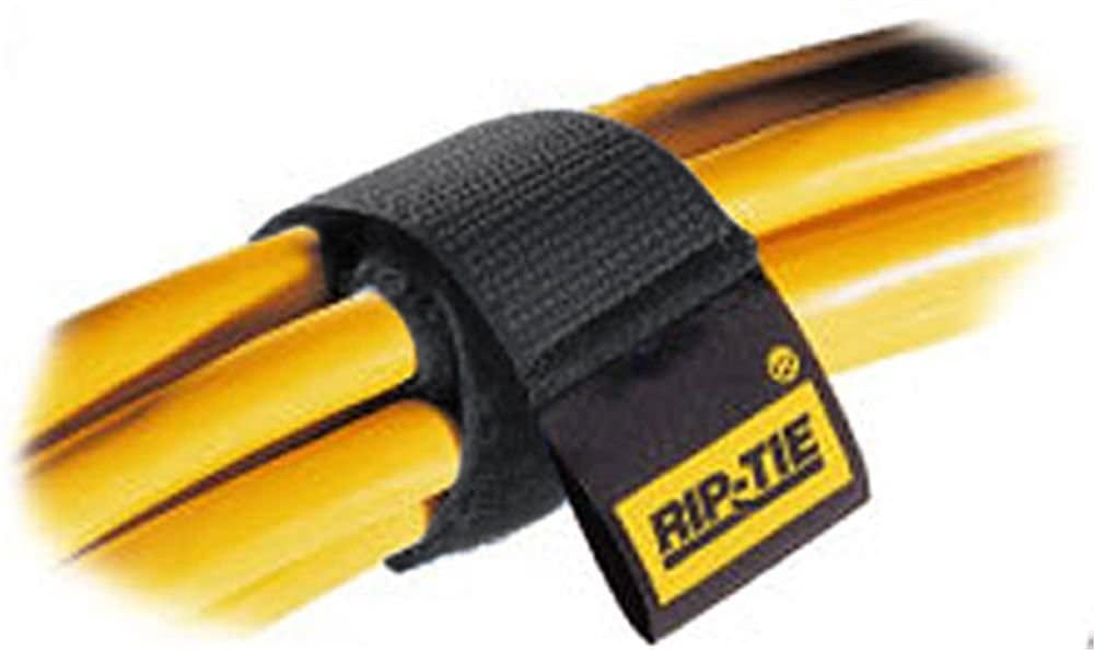 RIP-TIE Rip-Lock-Kabelbinder 10 Stück – Halbdauerhaftes Kabelmanagement Für Schwere Kabel, 6,5 Zoll, Schwarz