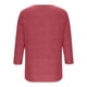 thumbnail image 5 of Mujeres 3/4 Manga Tops Y Blusas Impresas Cuello Redondo Casual Otoño Invierno Blusa, 3/4 Manga Casual Tops para Mujeres, 5 of 7