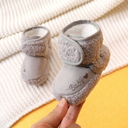 

Boys & Girls Soft Sole Fleece Warm Cotton Shoes Winter New