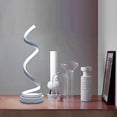 thumbnail image 2 of Lámpara De Mesa Led Espiral Moderna Lámpara De Escritorio Led Curva Regulable Inteligente Diseño Minimalista Contemporáneo Luz Blanca Cálida Lámpara De Modelado Led De Acrílico Scienceny HA025719-07, 2 of 6
