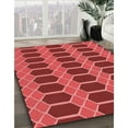 thumbnail image 2 of Ahgly Company Indoor Square Patterned Love Red Area Rugs, 4' Square, 2 of 6