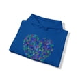 thumbnail image 4 of Peace And Love Peace Sign Heart Graphic Hoodie Sweatshirt, Sizes S-5XL, 4 of 9