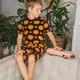 thumbnail image 4 of Balery Orange Pumpkin And Autumn Maple Conjunto de Pijama Infantil de Manga Corta con Estampado – Ropa de Dormir de Algodón Suave-Small, 4 of 6