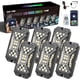 thumbnail image 1 of Luces tipo rock SUNPIE RGBW de 6 cápsulas, ángulo completo, Bluetooth, 1 of 6