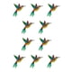 thumbnail image 3 of Colgante de pared Bearachild colibrí de hierro forjado decoración Universal para el hogar Amarillo 10Conjunto, 3 of 6