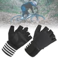 thumbnail image 4 of Guantes De Medio Dedo, Guantes De Ciclismo Antideslizantes Unisex Transpirables Para Actividades Al Aire Libre Cergrey M blanco, 4 of 8