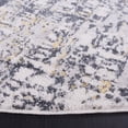 thumbnail image 3 of SAFAVIEH Toscana Yasim Abstract Polyester Area Rug, Ivory/Grey, 6'7" x 6'7" Round, 3 of 7
