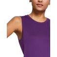 thumbnail image 3 of baleaf Workout Tops for Women Sleeveless Running Tank Tops Athletic Shirts for Yoga Exercise Active Purple L, 3 of 6