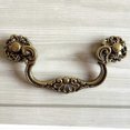 thumbnail image 2 of 4" C-c Vintage Style Bail Drawer Pull Drop Swing Handles Dresser Pulls Cabinet Knob Antique Bronze White (bronze), 2 of 4