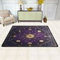 thumbnail image 2 of Non-Slip Area Rug 72"x48" Indoor Washable Floor Mats Carpet Printed for Living Room, Bedroom, Home Decor Purple Celestial Octagon Pattern, 2 of 7